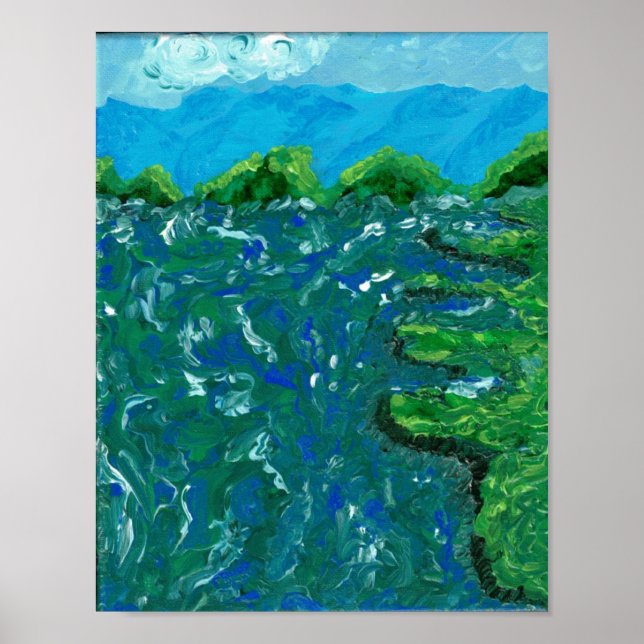 Ocean View Print, Värde Poster Papper (Semi-Glans) (Framsidan)