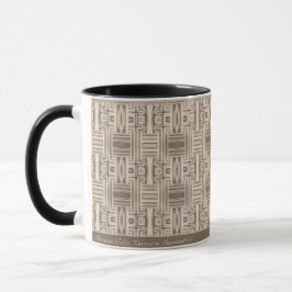 Ocean Villa Terrace Geometric Mugg