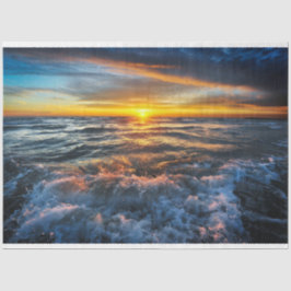 Ocean Vinkar Sunset 20x30 Decoupage-papper