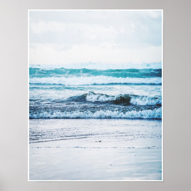 Ocean Vinkar version 2-fotografi Poster Skriv ut (Framsidan)