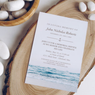 Ocean Vinkarare Nautical Memorial Service Inbjudningar