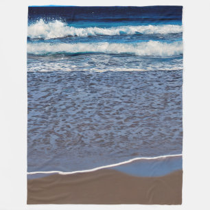 Ocean Wave Beach Shoreline Fleecefilt