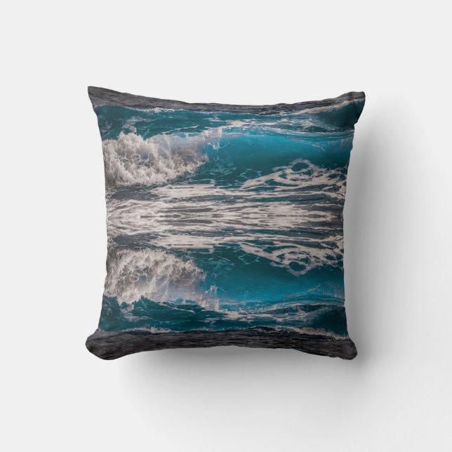 Ocean Wave Kudde (Framsida)