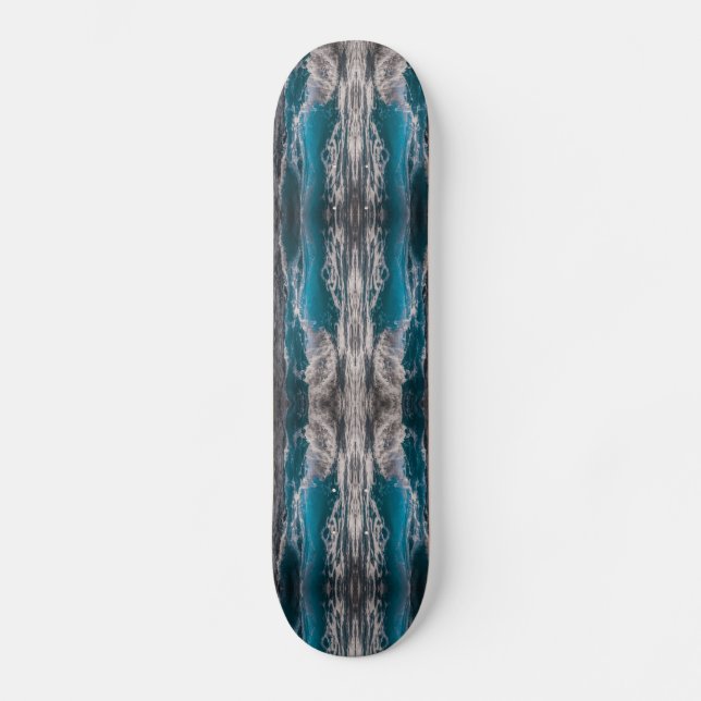 Ocean Wave Mini Skateboard Bräda 18,5 Cm (Framsida)