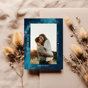 Ocean Wave Photo Save the Date Anpassningsbar Phot Vykort