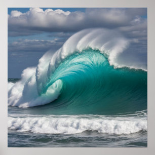Ocean Wave Poster