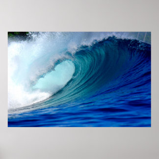 Ocean Wave Poster - Mentawai Islands Surfa Foton