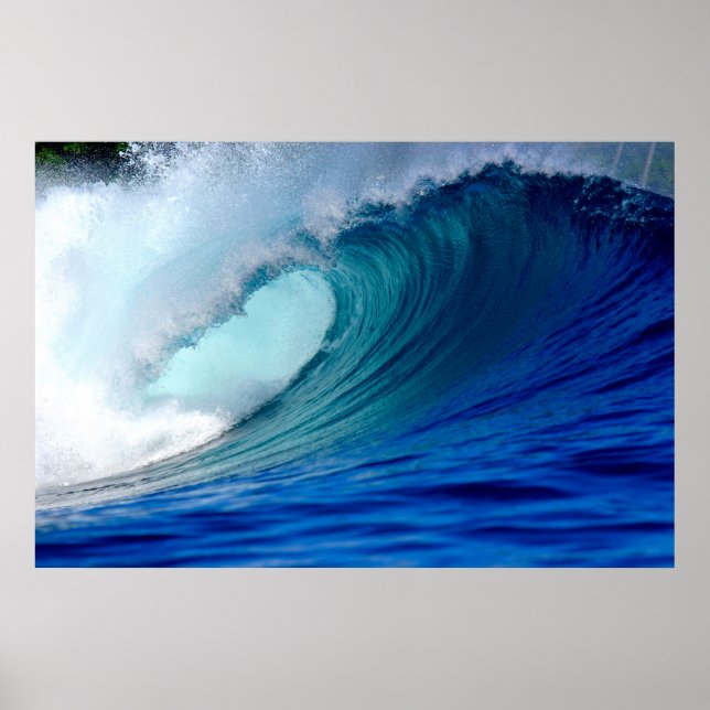 Ocean Wave Poster - Mentawai Islands Surfa Foton (Framsidan)