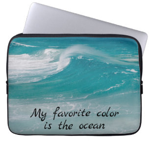 Ocean Wave Scene Laptop Fodral