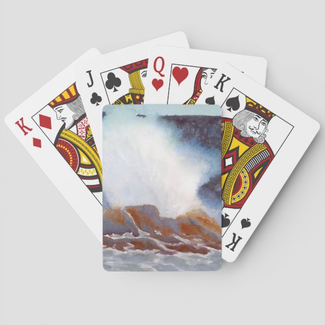 Ocean Wave Spel Kort (Baksidan)