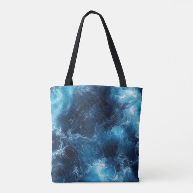 Ocean Wave Tote Tygkasse (Baksida)