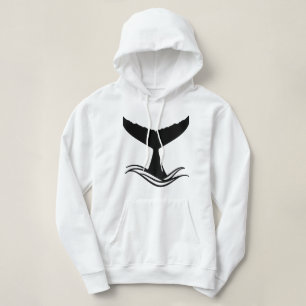 Ocean Wave Whale Svan Silhouette T Shirt