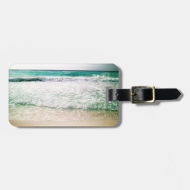 Ocean Waves Luggage Tag Bagagebricka