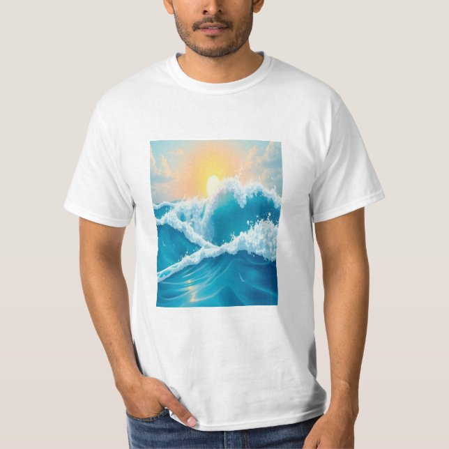Ocean Waves T-Shirt (Framsida)