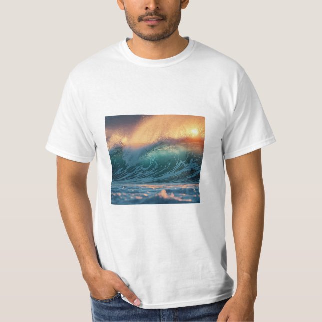 Ocean Waves T-Shirt (Framsida)