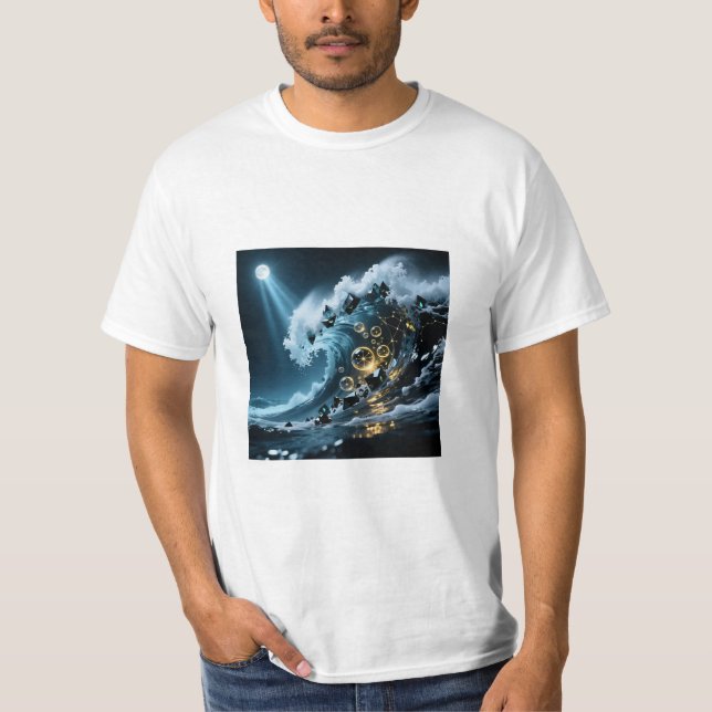 Ocean Waves T-Shirt (Framsida)