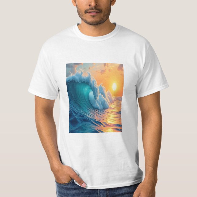 Ocean Waves T-Shirt (Framsida)