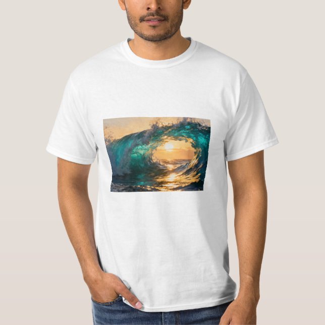 Ocean Waves T-Shirt (Framsida)