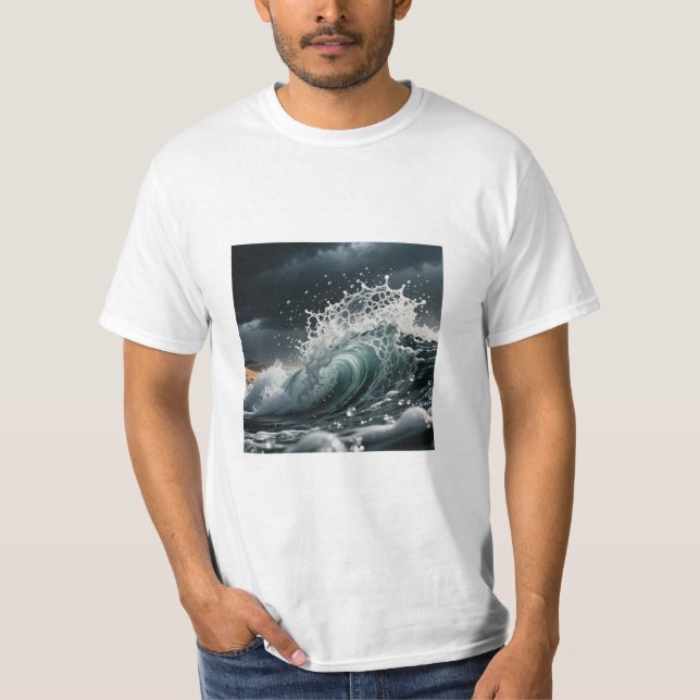 Ocean Waves T-Shirt (Framsida)