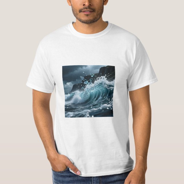 Ocean Waves T-Shirt (Framsida)