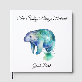 Ocean Whisper Manatee, custom Gästböcker