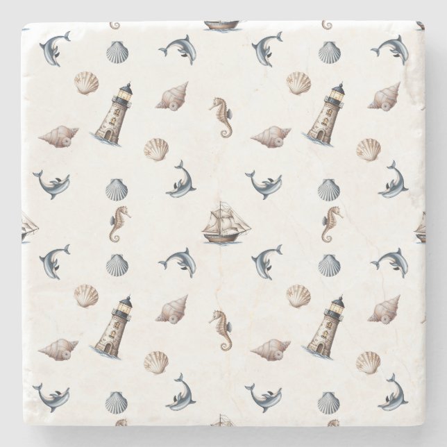 Ocean Whispers! Stenunderlägg (Framsidan)