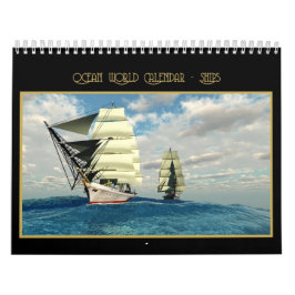 Ocean World Calendar - Fraktaser Kalender