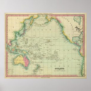 Oceana eller Stilla hav Poster