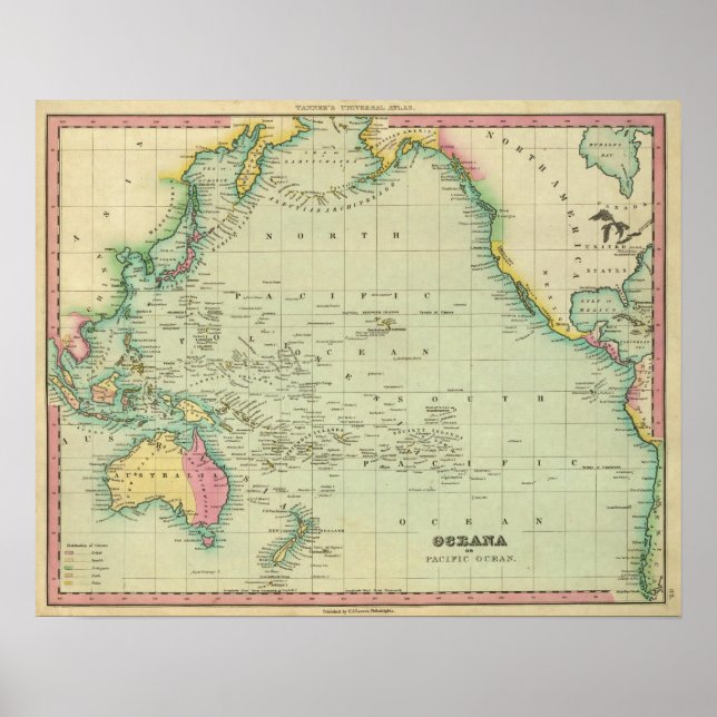 Oceana eller Stilla havet Poster (Framsidan)