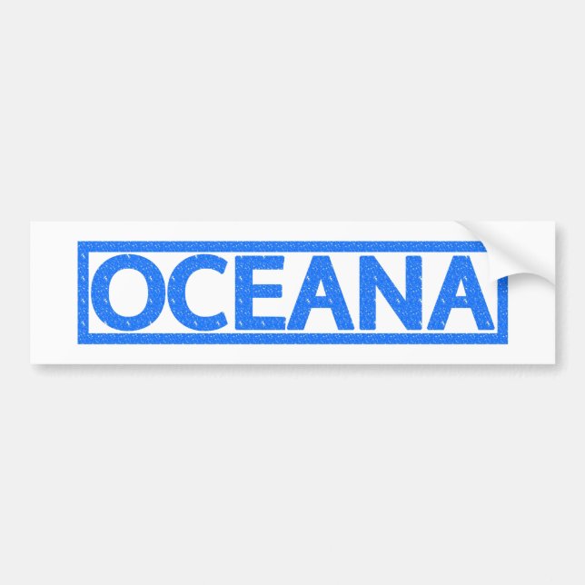 Oceana frimärke bildekal (Framsidan)