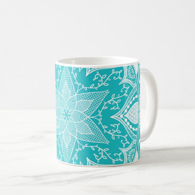 Oceana Mandala Kaffemugg (Framsida höger)
