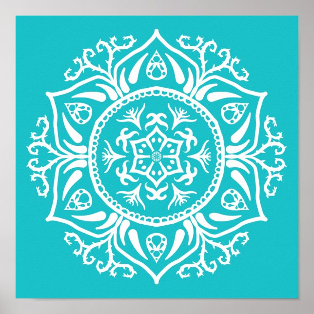 Oceana Mandala Poster (Framsidan)