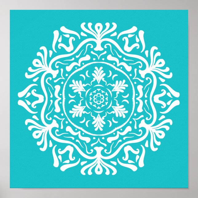 Oceana Mandala Poster (Framsidan)