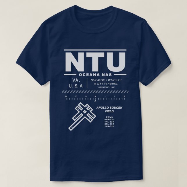 Oceana NAS /Apollo Soucek Fält NTU T-Shirt (Design framsida)