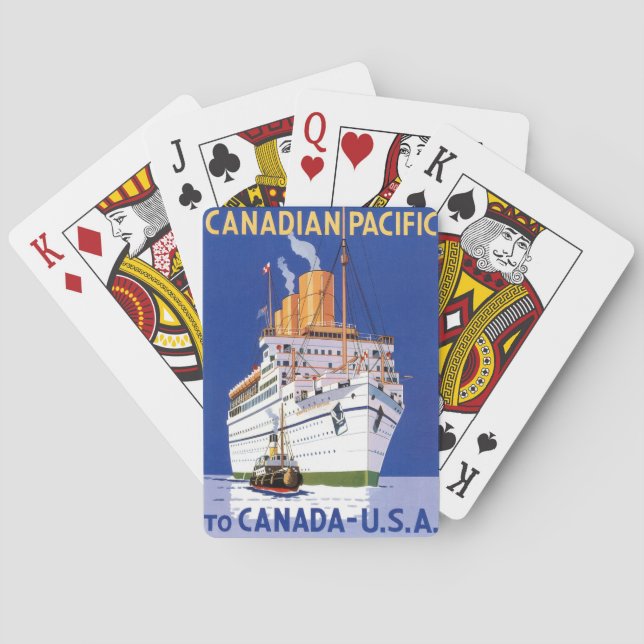 OCEANÅNGARE EMPIRE OF BRITANNIA CASINOKORT (Baksidan)