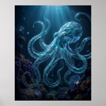 Oceanbläckfisken Avgrundsdjupen