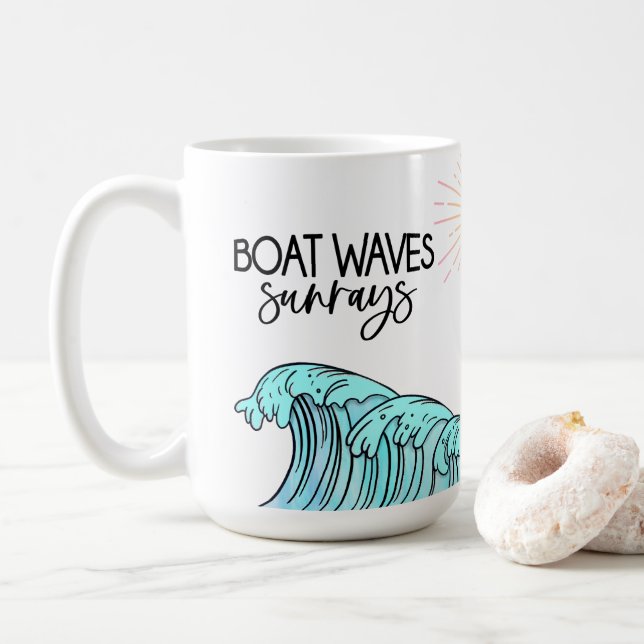 Oceanen Älskare Kaffemugg (Med munk)