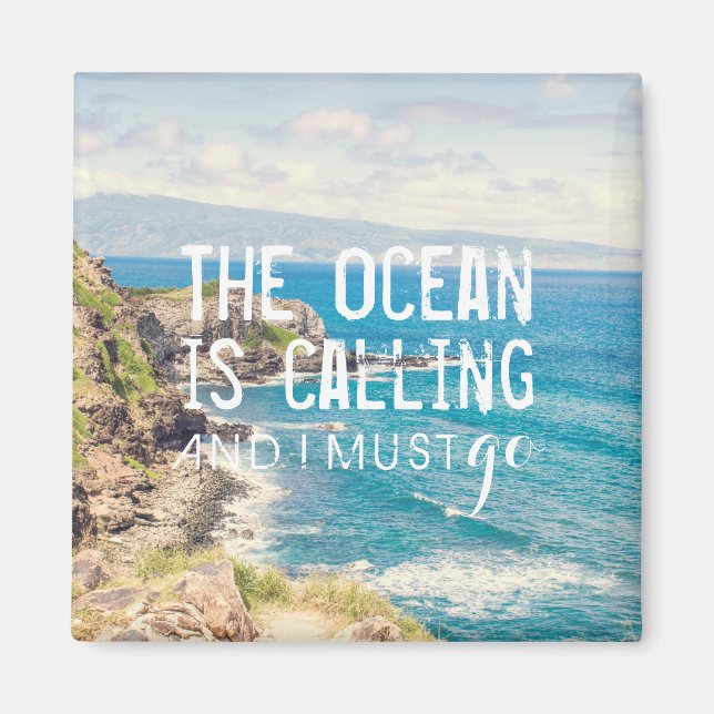 Oceanen är Calling - Maui Kusten | Magnet (Framsidan)
