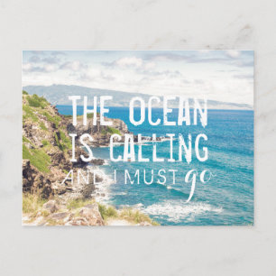 Oceanen är Calling - Maui Kusten vykort