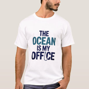 Oceanen är mitt kontor, min fina fiskekotoffertdes t shirt