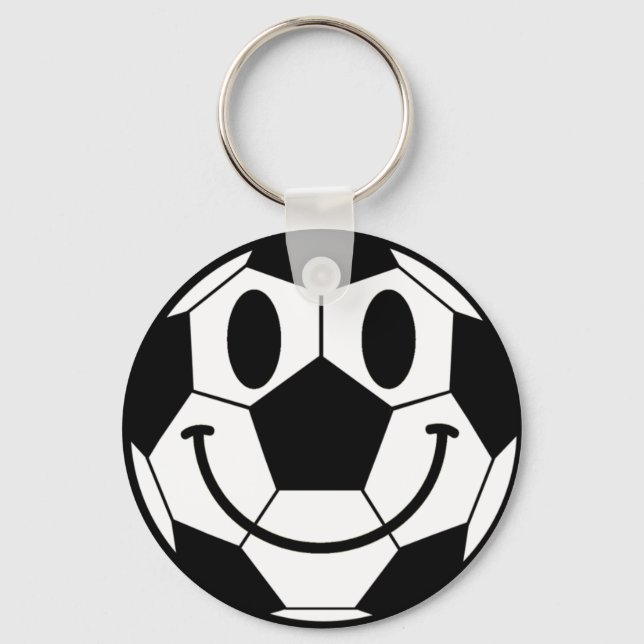 Oceanen Ball Smile Ansikte Nyckelring (Framsida)