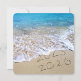 Oceanen Beach 2025 Nya året Party Inbjudningar