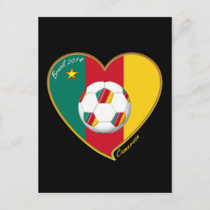 Oceanen "CAMEROON" FOOTBALL Team, Fútbol de Camerú Vykort