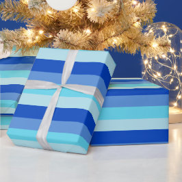 Oceanen Färg stripe Mönster Presentpapper