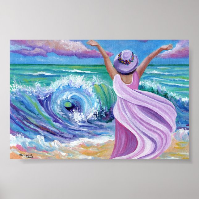 Oceanen Firande Poster (Framsidan)