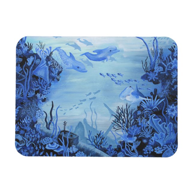 Oceanen Golv Magnet (Horisontell)