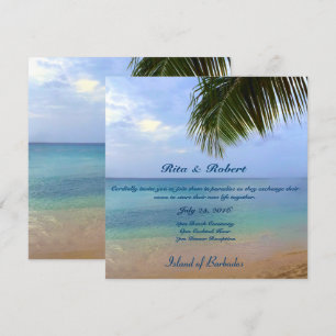 Oceanen   Handflatan   Semi-Gloss-inbjudan till br Inbjudningar
