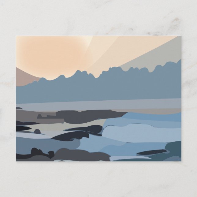 Oceanen Himmel Nature Vykort (Framsida)