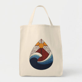 Oceanen i Drop Tote Bag Tygkasse