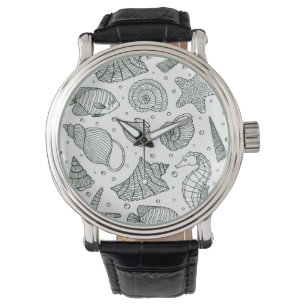 Oceanen Inhabitat Mönster 3 Armbandsur